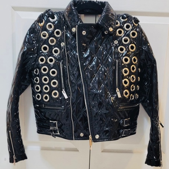 RARE Noir Kei Ninomiya Designer jacket BLACK leather japanese - Picture 3 of 8